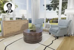 Elise Wingback Accent Chair