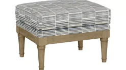Elise Wooden Accent Ottoman