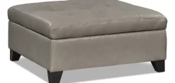 Harmony Leather Storage Ottoman
