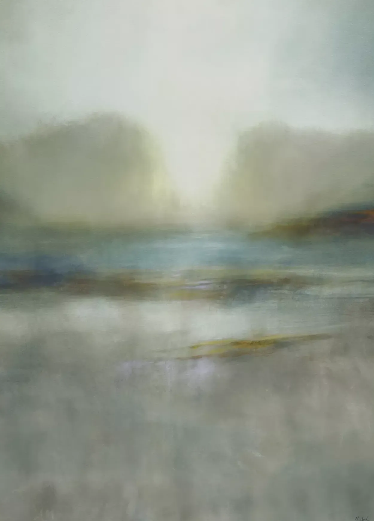 Haze and Tide Wall Art