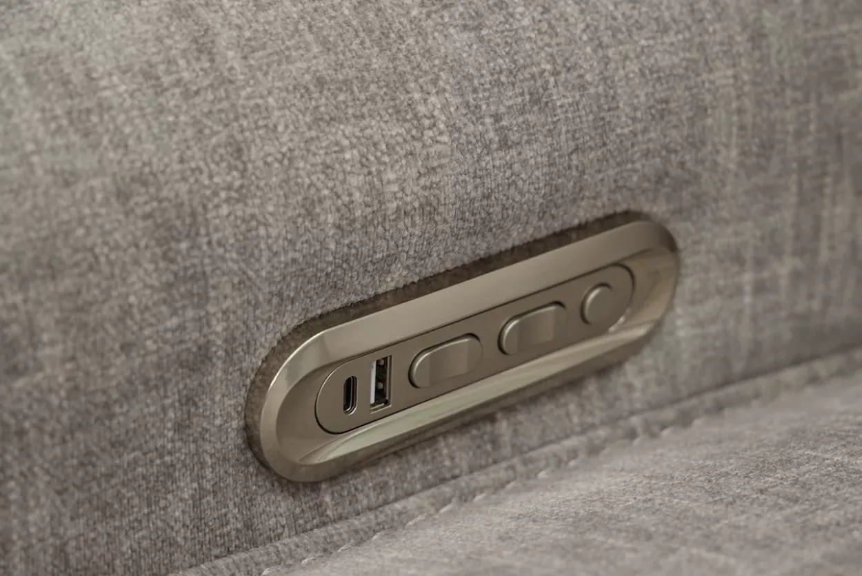 Micah Power Loveseat with Console