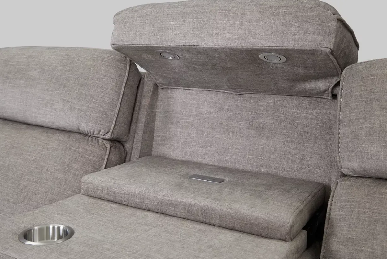 Micah Power Sofa with Drop Table