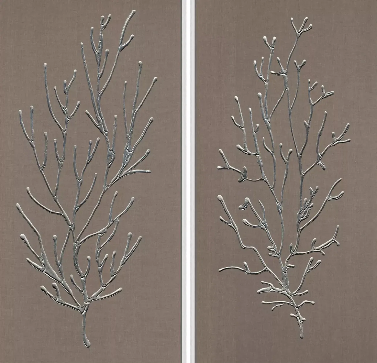 Pewter Reef Wall Decor