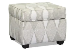 Sandy Accent Ottoman