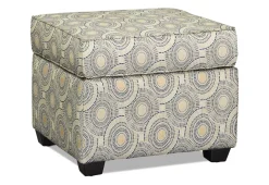 Sandy Accent Ottoman