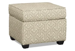Sandy Accent Ottoman
