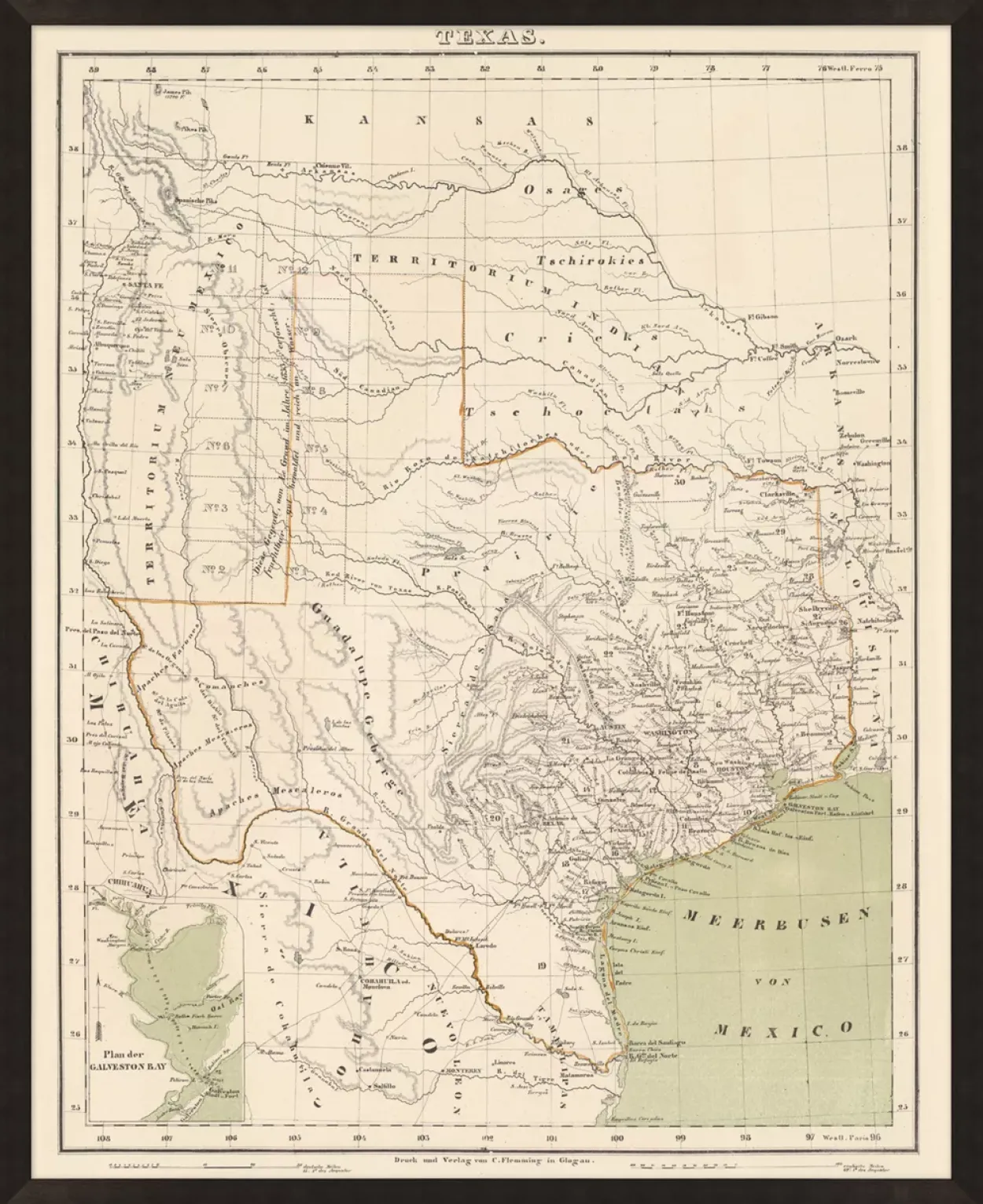 Texas and Beyond Framed Art